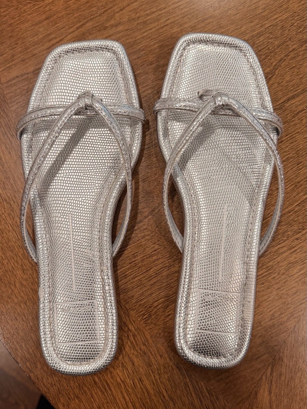 Dolce Vita Silver Metallic Women’s Sandals - Size 8.5